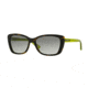 DKNY DY4130 Sunglasses 367311-57 - Green Tortoise Frame, Grey Gradient Lenses