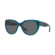 DKNY DY4149 Sunglasses 374787-55 - Matte Peacock Frame, Grey Solid Lenses