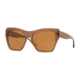 DKNY DY4156 Sunglasses 377273-58 - Brown Transparent Frame, Brown Solid Lenses