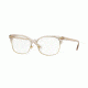 DKNY DY5655 Single Vision Prescription Eyeglasses 3709-53 - Beige Crystal Light Gold Frame