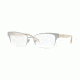 DKNY DY5657 Bifocal Prescription Eyeglasses 1247-54 - Shiny Silver Frame, Demo Lenses Lenses