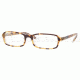 DKNY DY 4580 Eyeglasses, Top Havana On Crystal Frame w/NonRx 51 mm Diameter Lenses, 3271 5117