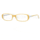 DKNY Eyeglasses DY4598 with No-Line Progressive Rx Prescription Lenses 3459-5016 - Top Yellow/White 