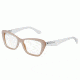 Dolce&amp;Gabbana 3 LAYERS DG3194 Bifocal Prescription Eyeglasses 2773-52 - Top Crystal On Pearl Sand Frame