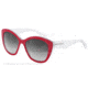Dolce&amp;Gabbana 3 LAYERS DG4220 Bifocal Prescription Sunglasses DG4220-27988G-55 - Lens Diameter 55 mm, Frame Color Red/white Pearl/cryst