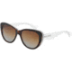 Dolce&amp;Gabbana 3 LAYERS DG4221 Single Vision Prescription Sunglasses DG4221-2795T5-55 - Lens Diameter 55 mm, Frame Color Havana/pearl White/cryst