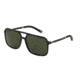 Dolce&amp;Gabbana BASALTO COLLECTION DG4241 Sunglasses 193471-58 - Matte Black Frame, Grey Green Lenses