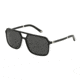Dolce&amp;Gabbana BASALTO COLLECTION DG4241 Sunglasses 501/87-58 - Black Frame, Gray Lenses