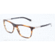 Dolce&amp;Gabbana BASALTO DG3181 Single Vision Prescription Eyeglasses 2673-53 - Matte Striped Havana Frame