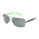 Dolce&amp;Gabbana CONTRAST DG2120P Sunglasses 117171-6413 - Gunmetal Frame, Green Lenses