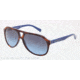 Dolce&amp;Gabbana CONTRAST DG4169P Progressive Prescription Sunglasses DG4169P-27068F-61 - Lens Diameter 61 mm, Lens Diameter 61 mm, Frame Color Top Havana on Blue