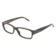 Dolce&amp;Gabbana DG3087 SV Prescription Eyeglasses - Black On Striped Brown Frame / 52 mm Prescription Lenses, 858-5217