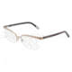 Dolce&amp;Gabbana DG1221 Bifocal Prescription Eyeglasses 1111-5416 - Brown Frame