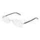 Dolce&amp;Gabbana DG1222 Progressive Prescription Eyeglasses 1112-5417 - Pale Gold Frame