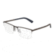 Dolce&amp;Gabbana DG1284 Progressive Prescription Eyeglasses 1274-54 - Brown Rubber Frame