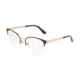 Dolce&Gabbana DG1311 Prescription Eyeglasses, 52mm, Matte Brown/Gold, DG1311-1320-52-SV