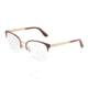 Dolce&Gabbana DG1311 Prescription Eyeglasses, 52mm, Bordeaux/Gold, DG1311-1333-52-SV