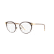Dolce&amp;Gabbana DG1318 Prescription Eyeglasses, 48mm, Matte Brown/Gold, DG1318-1315-48-SV