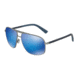 Dolce&amp;Gabbana DG2154 Sunglasses 126225-61 - Gunmetal Rubber Frame, Green Mirror Light Blue Lenses