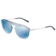 Dolce&amp;Gabbana DG2169 Single Vision Prescription Sunglasses DG2169-05-55-48 - Lens Diameter 48 mm, Frame Color Mirror Blue