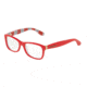 Dolce&amp;Gabbana DG3231 Eyeglass Frames 3129-48 - Red On Mambo Print Frame
