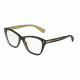 Dolce&Gabbana DG3249 Progressive Prescription Eyeglasses 2955-51 - Top Black On Gold Frame