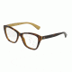 Dolce&Gabbana DG3249 Progressive Prescription Eyeglasses 2956-51 - Top Havana On Gold Frame