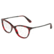 Dolce&amp;Gabbana DG3258F Single Vision Prescription Eyeglasses, 54mm, Bordeaux, DG3258F-3091-54-SV