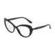 Dolce&amp;Gabbana DG3264F Single Vision Prescription Eyeglasses 501-54 - Black Frame