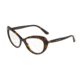Dolce&amp;Gabbana DG3264F Single Vision Prescription Eyeglasses 502-54 - Havana Frame