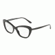Dolce&amp;Gabbana DG3275B Single Vision Prescription Eyeglasses 2525-52 - Black Frame