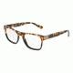 Dolce&amp;Gabbana DG3281F Progressive Prescription Eyeglasses 3143-54 - Light Havana Black Frame