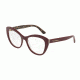 Dolce&amp;Gabbana DG3284 Bifocal Prescription Eyeglasses, 51mm, Bordeaux On Leo, DG3284-3156-51-BI