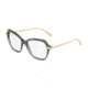 Dolce&amp;Gabbana DG3311 Eyeglass Frames 3210-51 - Transparent Black Pois Gold