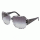 Dolce&amp;Gabbana LACE DG4119 Single Vision Prescription Sunglasses DG4119-18958G-59 - Lens Diameter 59 mm, Frame Color Black Lace