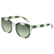 Dolce&amp;Gabbana DG4249 Single Vision Prescription Sunglasses DG4249-30268E-50 - Lens Diameter 50 mm, Frame Color Stripe Green/white
