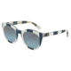 Dolce&amp;Gabbana DG4249 Single Vision Prescription Sunglasses DG4249-30278F-50 - Lens Diameter 50 mm, Frame Color Stripe Blue/white