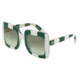 Dolce&amp;Gabbana DG4263 Bifocal Prescription Sunglasses DG4263-30268E-50 - Lens Diameter 50 mm, Frame Color Stripe Green/white