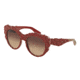 Dolce&amp;Gabbana DG4267 Progressive Prescription Sunglasses DG4267-299913-53 - Lens Diameter 53 mm, Frame Color Top Red/texture Tissue