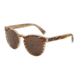 Dolce&amp;Gabbana DG4285 Single Vision Prescription Sunglasses DG4285-305273-51 - Lens Diameter 51 mm, Frame Color Striped Honey