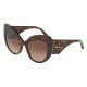 Dolce&amp;Gabbana DG4321 Single Vision Prescription Sunglasses DG4321-502-13-55 - Lens Diameter 55 mm, Frame Color Havana
