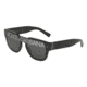 Dolce&amp;Gabbana DG4356F Sunglasses 501/M-22, Dark Grey Tampo Deg Silver Lenses