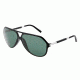 Dolce&amp;Gabbana DG6067 Sunglasses 501/71-6113 - Black Frame, Green Lenses