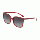Dolce&amp;Gabbana DG6112 Sunglasses 30918G-56 - Transparent Bordeaux Frame, Grey Gradient Lenses