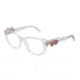 Dolce&amp;Gabbana FLOWERS DG3163 Bifocal Prescription Eyeglasses 656-50 - Crystal Frame