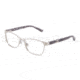 Dolce&amp;Gabbana ICONIC LOGO DG1244P Single Vision Prescription Eyeglasses 1226-5116 - Matte Silver Frame