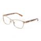 Dolce&amp;Gabbana ICONIC LOGO DG1244P Single Vision Prescription Eyeglasses 1227-5116 - Pale Gold Frame