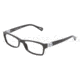 Dolce&amp;Gabbana ICONIC LOGO DG3147P Eyeglass Frames 501-5116 - Black Frame