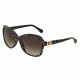 Dolce&amp;Gabbana ICONIC LOGO DG4163P Sunglasses 199513-5717 - Brown Leopard Frame, Brown Gradient Lenses