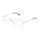 Dolce&amp;Gabbana LOGO PLAQUE DG1231 Progressive Prescription Eyeglasses 05-5417 - Silver Frame